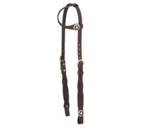 Tough 1 Rígida 1 Royal King mejilla Cuadrada Single Ear Headstall