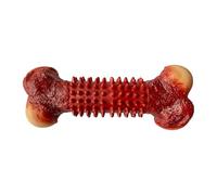 Tough Chew Toy, Squeaky Dog Bone Puzzle, Durable Toy with Calming Feature, Strong Rubber Chews Toys, Pet Toys with Bone Shape, Chews for Indoor Outdoor Sturdy Plaything, Interactive Dog Puzzle