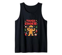 Tough Cookie - Humor navideño Divertido de Pan de Jengibre Camiseta sin Mangas