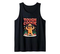 Tough Cookie - Humor navideño Divertido de Pan de Jengibre Camiseta sin Mangas