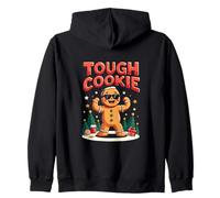 Tough Cookie - Humor navideño Divertido de Pan de Jengibre Sudadera con Capucha