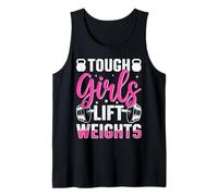 Tough Girls Lift Weights Motivational Fitness Camiseta sin Mangas