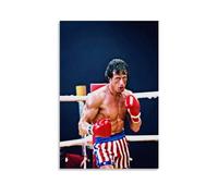 Tough Guy Sylvester Stallone Movie Rocky Balboa Póster Pintura Decorativa Lienzo Arte de Pared Salón Póster Dormitorio Pintura, Arte de Pared Impresión de Imagen Moderna Decoración de Habitación