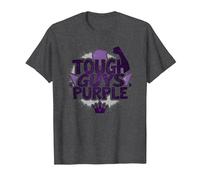 Tough Guys Purple: Declaración audaz para Hombres Seguros Camiseta, Hombre, Jaspeado Oscuro, 3XL
