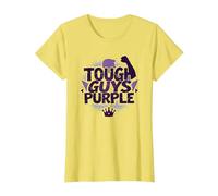 Tough Guys Purple: Declaración audaz para Hombres Seguros Camiseta, Mujer, Limón, 3XL
