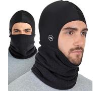 Tough Headwear Braga Cuello con Sotocasco - Braga Cuello Unisex con Forro para Casco - Máscara Ski para Casco - Balaclava para Esquiar Snowboard Moto Bicicleta - Pasamontañas Esqui