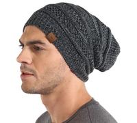 Tough Headwear Gorro Holgado - Gorro Invierno Hombre y Mujer de Punto Trenzado - Gorro Flojo Unisex Slouchy Beanie - Gorro Slouch Invierno - Gorros Invierno Hombre y Mujer