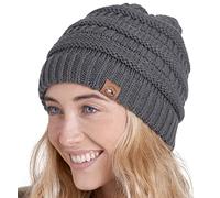 Tough Headwear Gorro Invierno Mujer - Gorros Lana Mujer de Merino No Pica - Gorro Invierno Mujer - Gorro Nieve Mujer para Clima frío - Gorros Invierno Mujer Talla Única