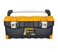 Tough Master UPT-4018 - Caja de herramientas profesional con bandeja y organizador de compartimentos, mango de aluminio, 67 cm