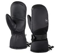 Tough Outdoors Manoplas de esquí de invierno resistentes para exteriores para hombres y mujeres, manoplas de nieve para adultos para clima frío, guantes impermeables para snowboard, esquí