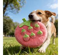 Tough Squeaky Toys - Alfombrilla masticable con características de dispensación de alimentos, perfecta para perros y estimulación mental, solución de alimentación interactiva para masticadores (B, 41