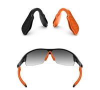 ToughAsNails 2 almohadillas de nariz de repuesto de ajuste regular para gafas de sol Oakley Radar Path/RadarLock Path/Radar EV Path/Radar EV Path XS, color negro y naranja