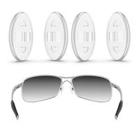 ToughAsNails 2 pares de almohadillas de nariz de repuesto transparentes para Oakley W Square Wire/Square Wire 2.0/Square Wire 3.0/Square Whisker/Square Wire/Square Wire 2 2014 gafas de sol