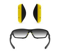 ToughAsNails Euro Fit - Almohadillas de nariz para gafas Oakley Crosslink OX8030, base dura amarilla