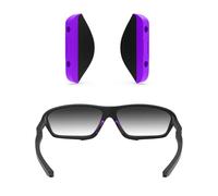 ToughAsNails Euro Fit - Almohadillas de nariz para gafas Oakley Crosslink OX8030, base dura morada