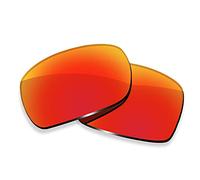 ToughAsNails Lentes de repuesto para gafas de sol Oakley Latch Beta OO9436 - HyperVision Plus Rojo Cromo - Polarizadas