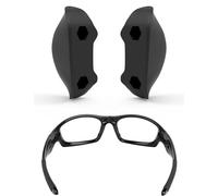 ToughAsNails Low Bridge Fit - Almohadillas de nariz de repuesto negras para gafas de sol Oakley Straight Jacket 2007