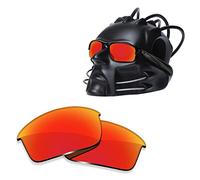 ToughAsNails Reemplazo de lente polarizada para Oakley Bottle Rocket OO9164 Sunglass - Más opciones, Naranja Fuego, Talla única