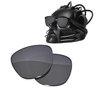 ToughAsNails Reemplazo de lente polarizada para Oakley Frogskins Sunglass - Más opciones, Escudo Negro, Talla única
