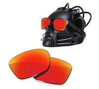 ToughAsNails Reemplazo de lente polarizada para Oakley TwoFace XL OO9350 Sunglass - Más opciones, Naranja Fuego, Talla única