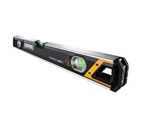 ToughBuilt - 24" Magnetic Lit Box Level, Heavy-Duty Aluminum Level with LED-Lit Vials, Rare Earth Magnets, Shockproof End Caps, and Precision Milled Edges (TB-H2-L-24LH-M)