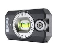 ToughBuilt Nivel de bolsillo de 360 grados, vial giratorio de precisión, nivel de tamaño de bolsillo pequeño, potente nivel de imán de tierras raras (TB-H2-L-4R)