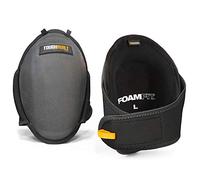 ToughBuilt Rodilleras FoamFit Gris | Amortiguación FoamFit, correas ajustables, soporte ergonómico, protección resistente, comodidad durante todo el día