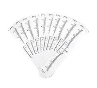 TOUISEDGI Disposable Eyebrow Ruler Stickers for Accurate Eyebrow Shaping Microblading Makeup 100Pcs Set