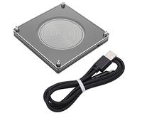 TOUISEDGI Generador De Ondas De 7.83 HZ, Resonancias Schumann Ajustables Estables Pulso De Frecuencia Ultra Baja Ayuda Para Dormir ABS Plata FM783
