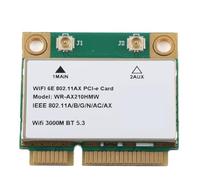 TOUISEDGI Tarjeta De Red Inalámbrica, Tarjeta De Red Inalámbrica 5374M WiFi 6E 5G Triple Banda Gigabit 6GHz Banda PCB Tarjeta WiFi con Puerto Mini PCIE para Computadora Portátil