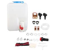 TOUISEDGI Universal Windshield Windscreen Washer Pump Bottle 12V Compact Cleaning Tools for Classic Cars Boats Marine