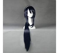 Touken Ranbu en línea Namazuo Toushirou Cosplay pelucas azul oscuro mezcla púrpura resistente al calor fibra pelo Anime disfraz peluca Perucas KUZZ5596