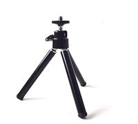 TOUMEI Mini Trípode Portátil con Rótula de Bola, Universal para Cámaras Compactas de Mini Proyectores DSLR u Otro Dispositivo de Interfaz de Tornillos de 1/4" ExtensiónDos Partes