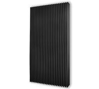 TOUO 1 paquete de espuma acústica, paneles de espuma a prueba de sonido de 120 x 60 x 5 cm, paneles de cuña resistentes al fuego de alta densidad para estudio, oficina, cine en casa, control de ruido