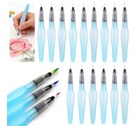 Touosy 15 Piezas Recargables Pinceles Acuarela Profesional Brochas Pintura Kit Pintura Watercolour Brushes Materiales de Arte para Acuarela Artistas Caligrafía Acrílico Gouache