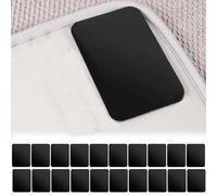 Touosy 20 Piezas Antideslizante Alfombra, Alfombra Antideslizante Lavable, Antideslizantes para Alfombras 60 × 80 MM Sujeta Alfombras Reutilizable para Madera Maciza Baldosas de Cerámica