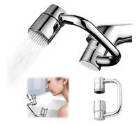 Touosy Aireador de Grifo, Extensor Grifo Rotación de 1440° Rociador Filtro Ajustable 2 Modos, Embout Robinet Cuisine Ajustable Aireador Multifuncional para Cocina Baño Lavadora Aseo