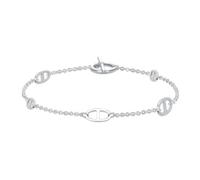 TOUPOP Tobillera de plata de ley 925 para mujer, talla única, Plata de ley, No es una piedra preciosa