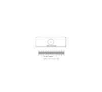ToupTek Micrómetro de objetos, líneas (X) 1 mm/100 Div.x0,01 mm