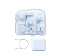 TOUR BOX Elite Plus - Kit de controlador de edición, control completo, azul | Consola creativa de primer nivel, iPad Android Windows macOS, flujo de trabajo profesional consistente, doble BT