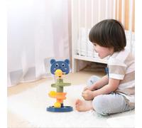 Tour De Balles - Circuit De Billes Bébé, Jouet Éducatif 3/5/7 Couches (Taille Au Choix), Jeu De Chute Et Roulement, Développement Motricité Fine | Couleurs