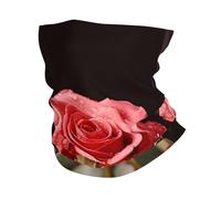 Tour de cou « Roses rouges et amour », protection UV, masque rafraîchissant pour homme et femme, coupe-vent, bandana respirant, idéal pour les sports de plein air comme le ski, la randonnée et le vélo