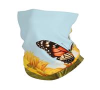 Tour de cou tournesol et papillon, protection UV, masque rafraîchissant pour homme et femme, coupe-vent, écharpe, bandana respirant, idéal pour les sports de plein air comme le ski, la randonnée et le
