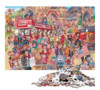 Tour de la Torre Wasgij Puzzles 500 Piezas para Adultos Cumpleaños Juego De Rompecabezas Decoración Educational Game Stress Relief 500pcs (52x38cm)