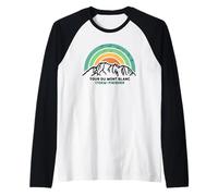 Tour du Mont Blanc Finisher France Montblanc Senderismo Regalos Camiseta Manga Raglan