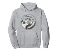 Tour du Mont Blanc Gear Ruta de Senderismo Europea Souvenir Senderista Sudadera con Capucha