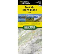 National Geographic – Tour du Mont Blanc: Guía de mapas 4010