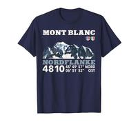 Tour Du Mont Blanc Montblanc TMB Montblanc - Montañismo, Senderismo Montaña Camiseta, Hombre, Azul Marino, 3XL