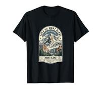 Tour-du-Mont-Blanc Senderismo - Insignia de Aventura a Gran Altitud Camiseta gráfica económica