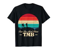 Tour Du Mont Blanc TMB Senderismo Montaña Senderismo Retro Camiseta